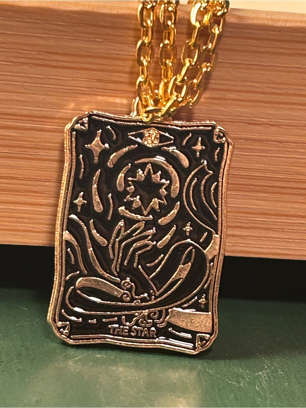 'The Star' Tarot Card Pendant Necklace